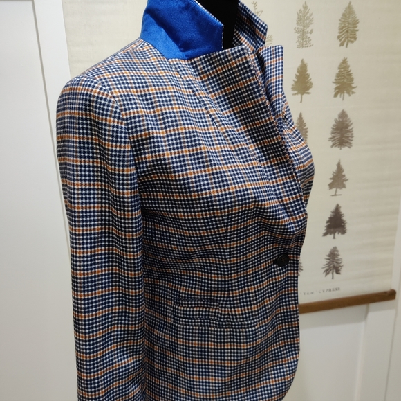 Merona Plaid Blazer 2 - Picture 10 of 11